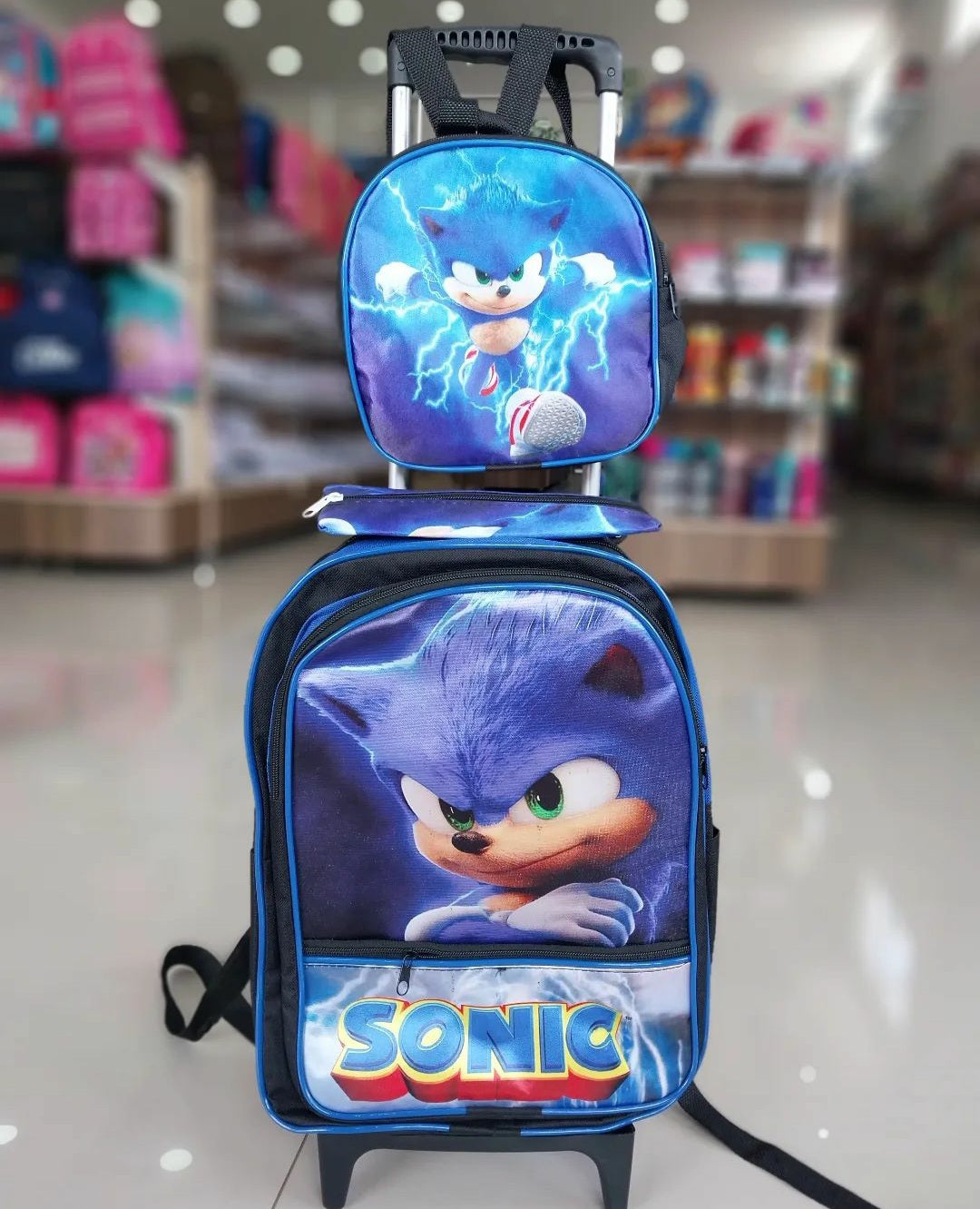 Kit Carrinho 2 Peças Sonic
