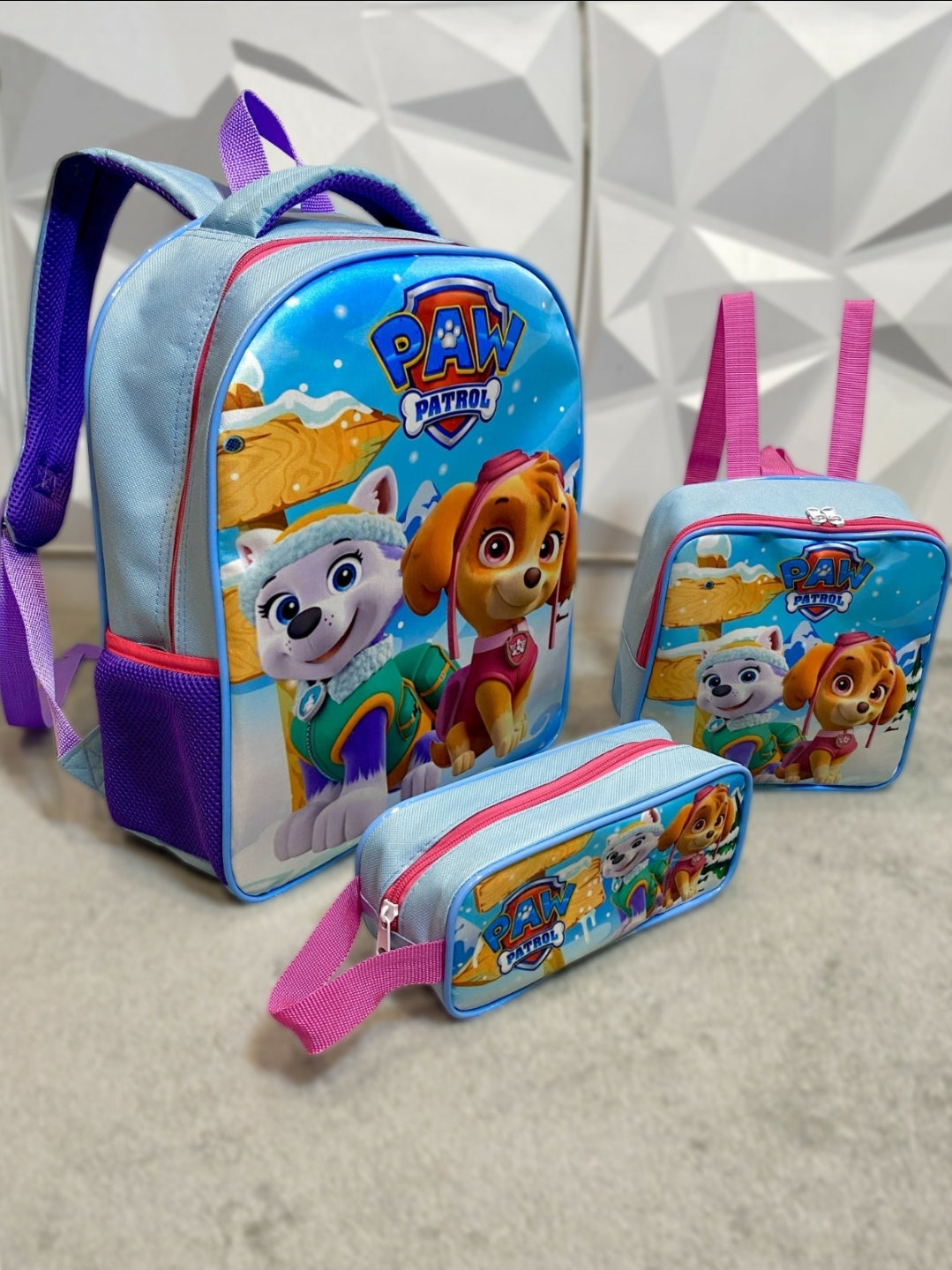 Kit Costa 3 Peças Patrulha Canina