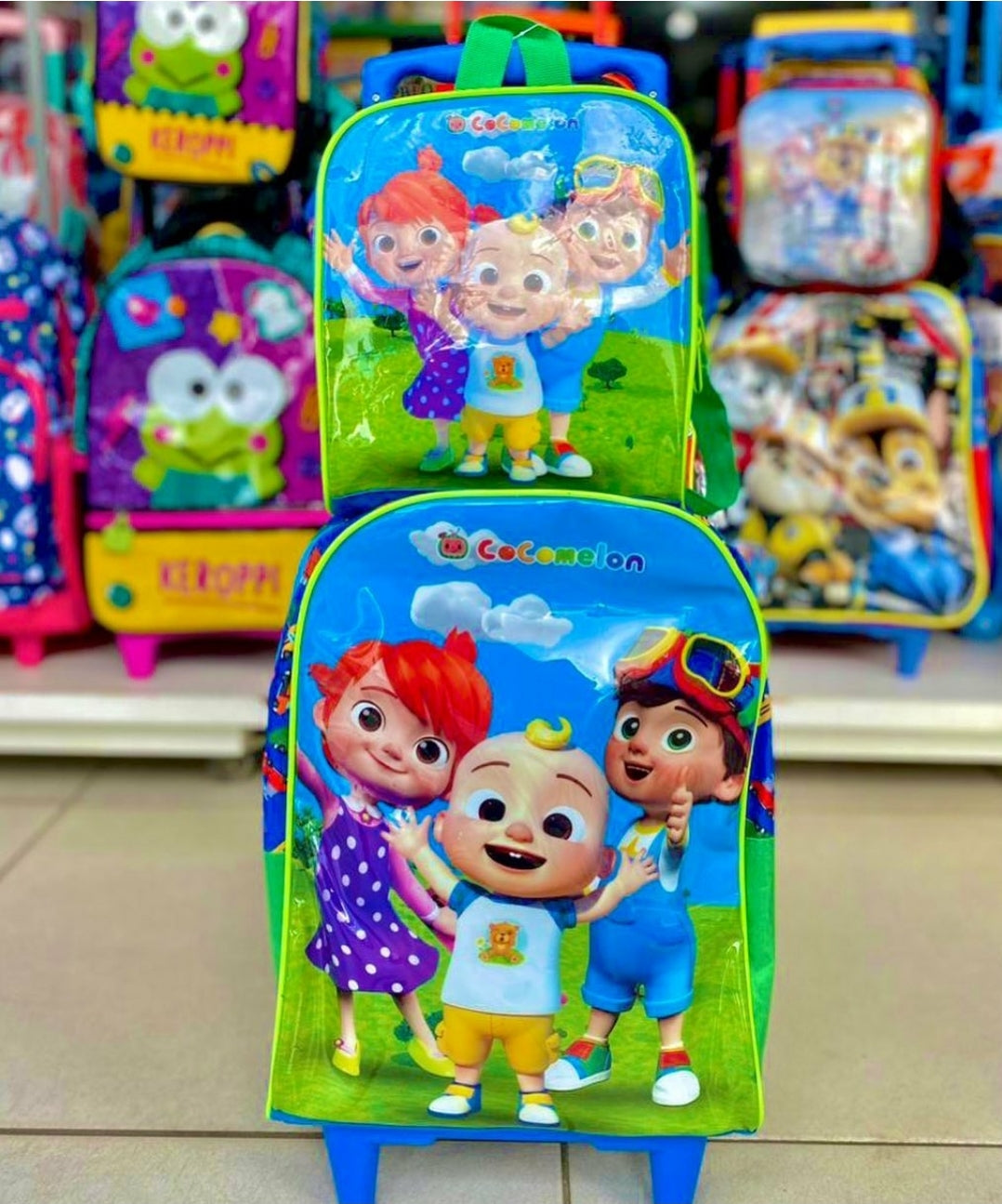 Kit Carrinho 2 Peças Cocomelon
