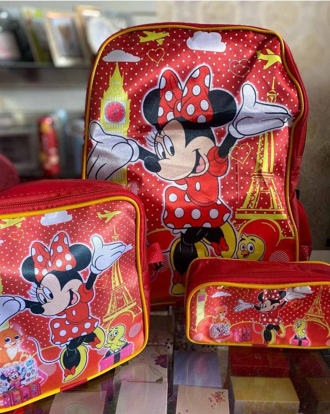 Kit Costa 3 Peças Minnie