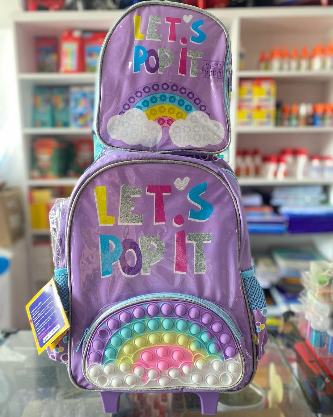 Kit Carrinho 2 Peças Let's Pop It