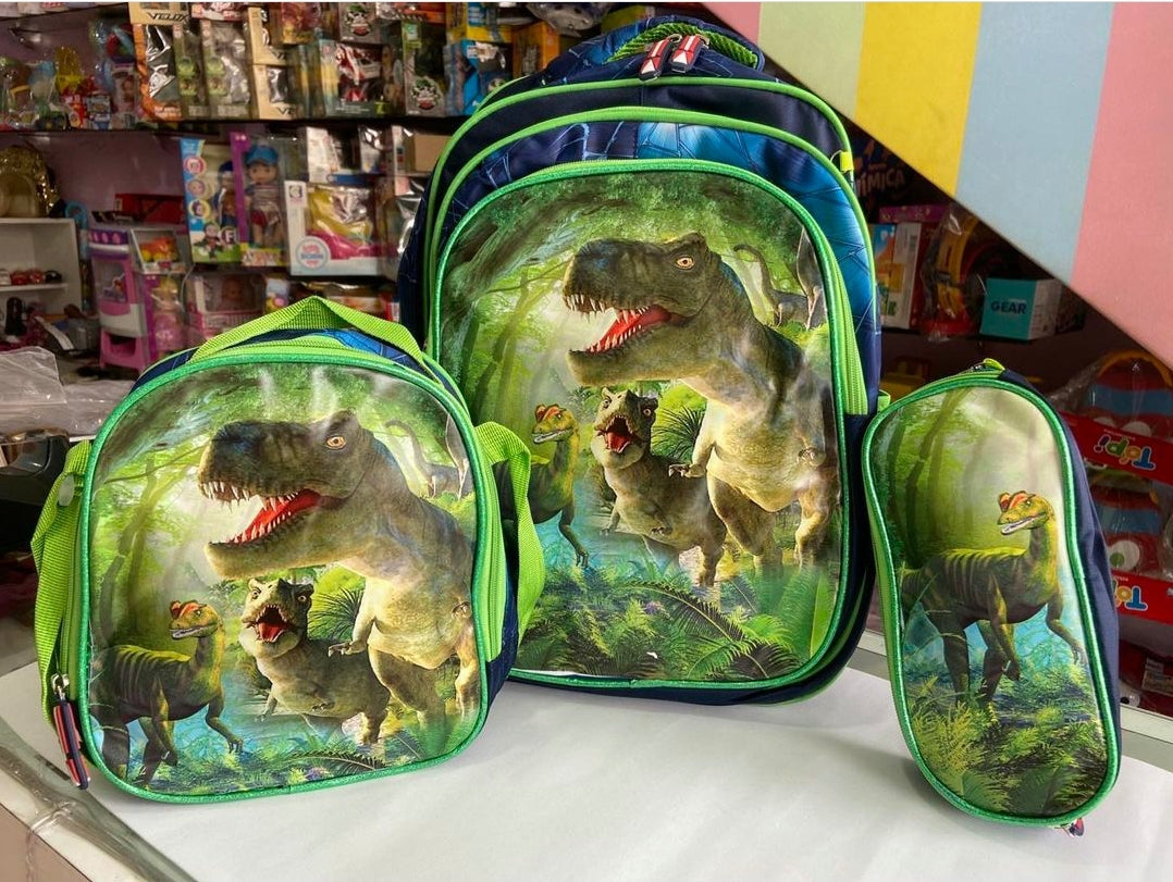 Kit Costa 3 Peças Dinossauro
