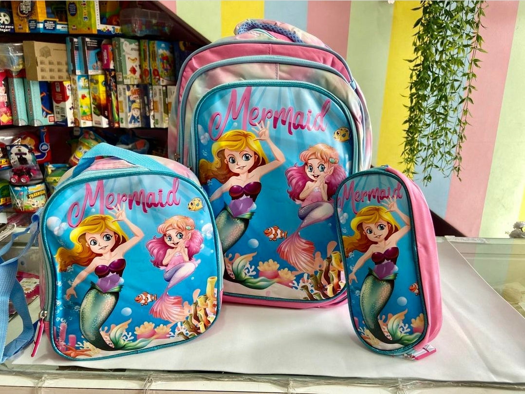 Kit Costa 3 Peças Mermaid