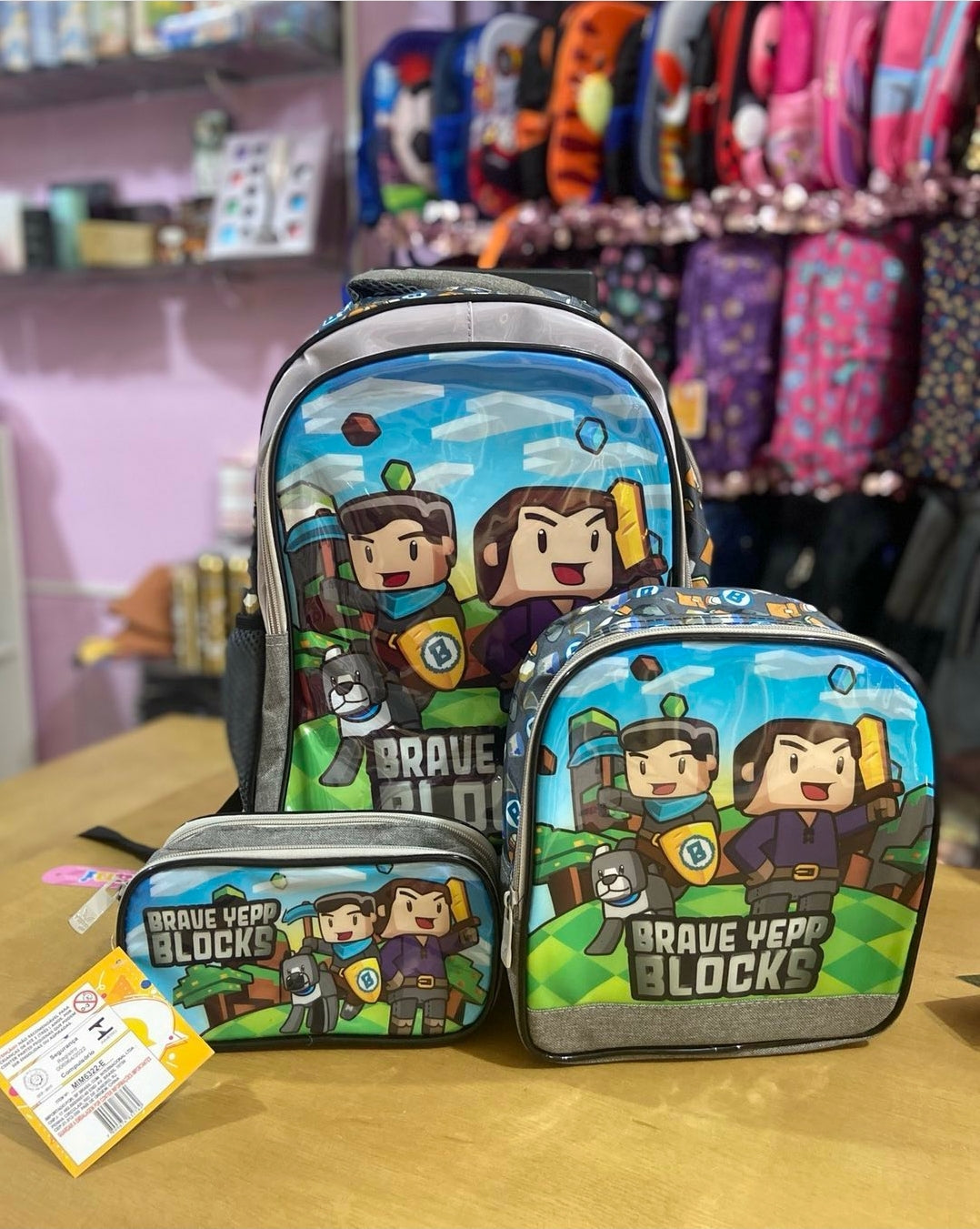 Kit Costa 3 Peças Minecraft