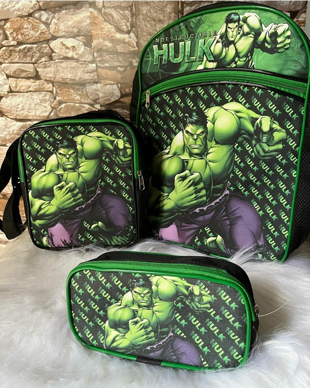 Kit Costa 3 Peças Hulk