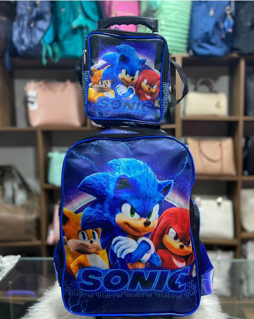 Kit Carrinho 2 Peças Sonic