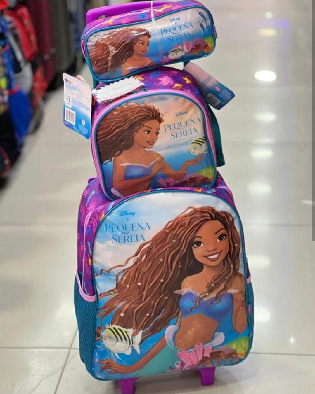 Kit Escolar Pequena Sereia