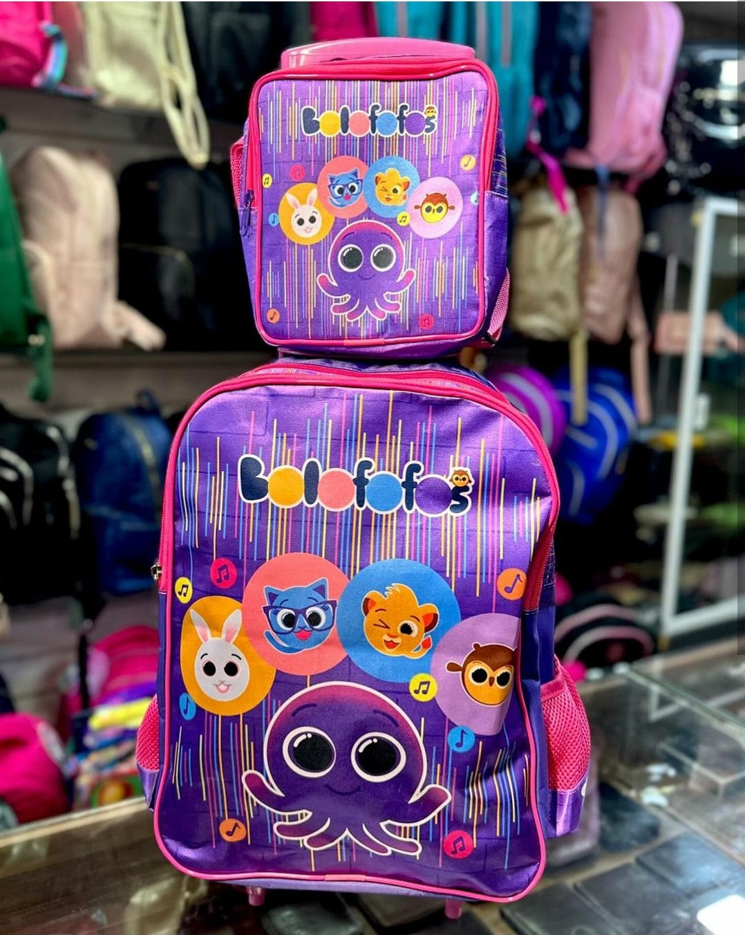 Kit Carrinho 2 Peças Bolofofos