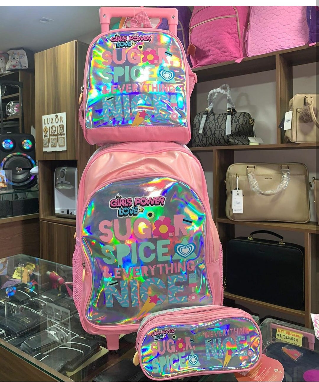 Kit Holográfico Girls Poner Love