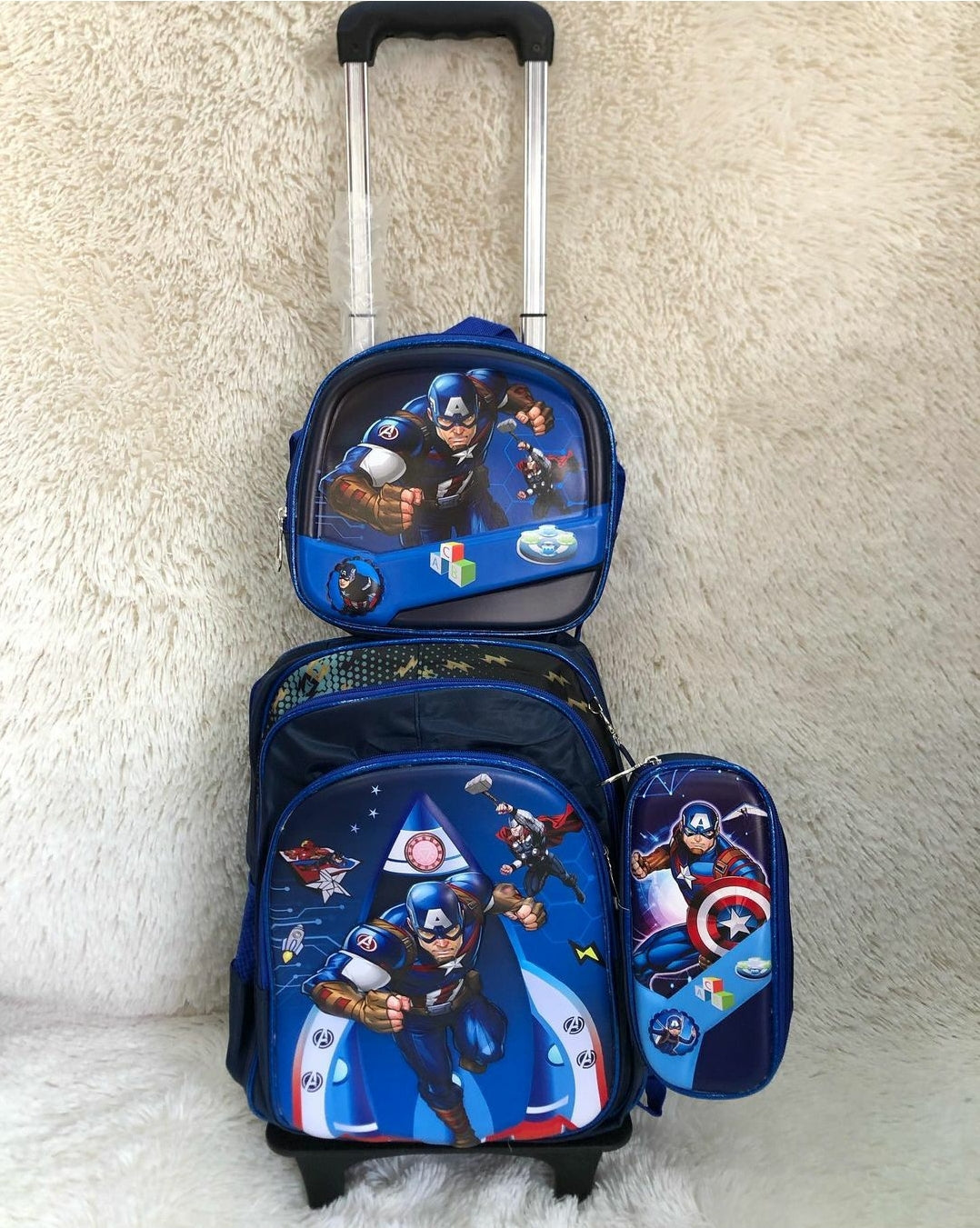 Kit Escolar Capitao America