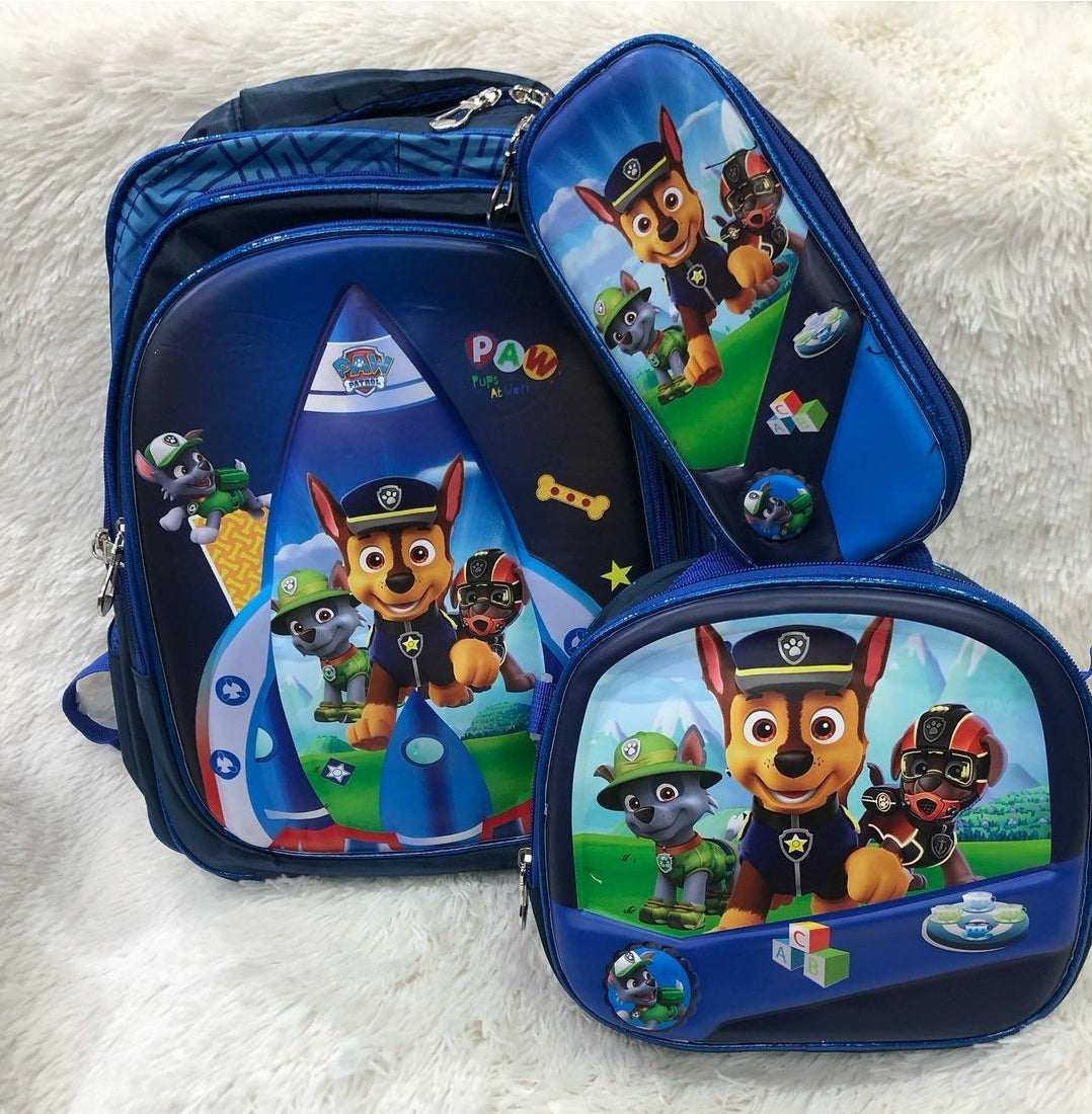 Kit Costa 3 Peças Patrulha Canina