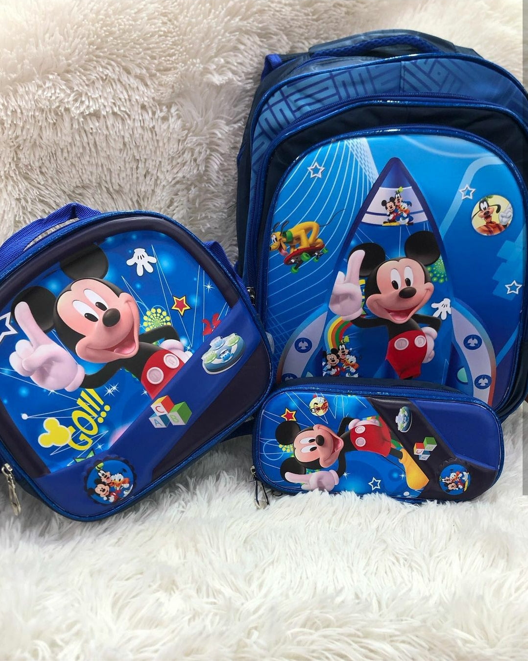 Kit Costa 3 Peças Mickey