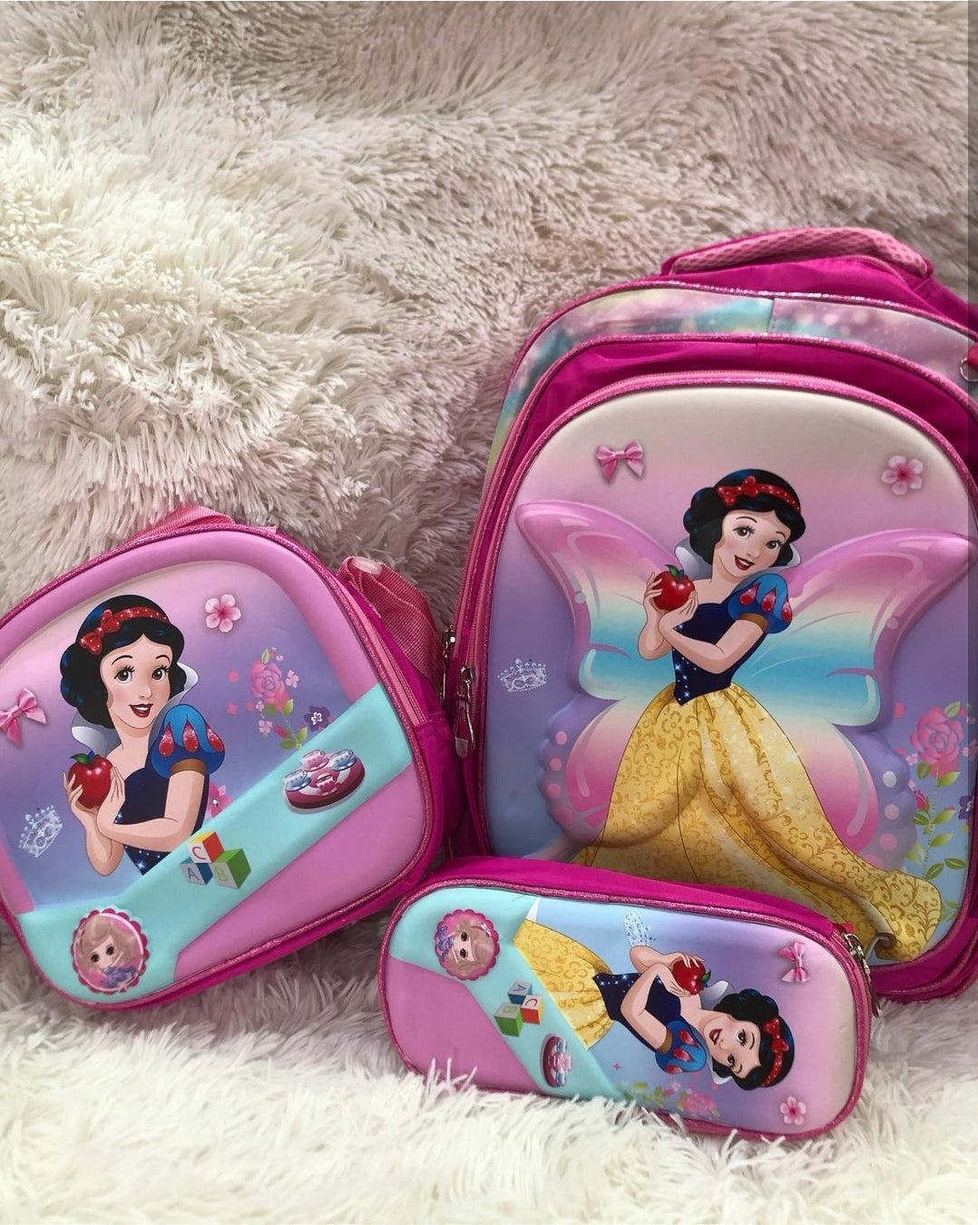 Kit Costa 3 Peças Branca de Neve