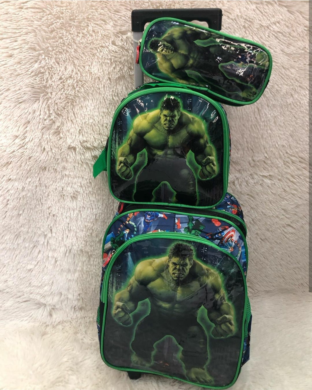 Kit Escolar Hulk