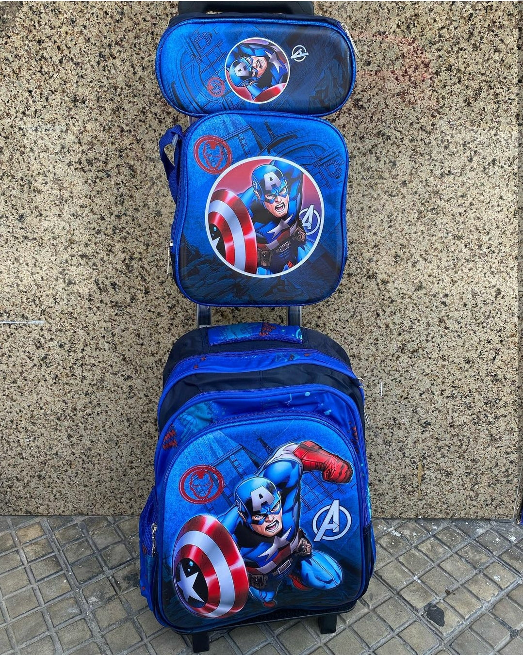 Kit Escolar Capitao America