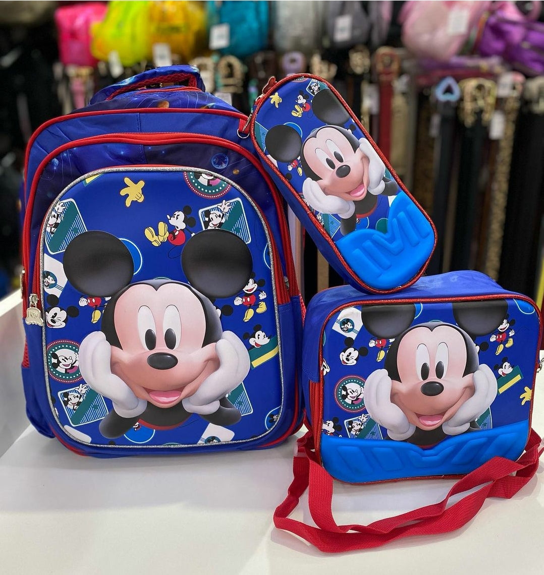 Kit Costa 3 Peças Mickey