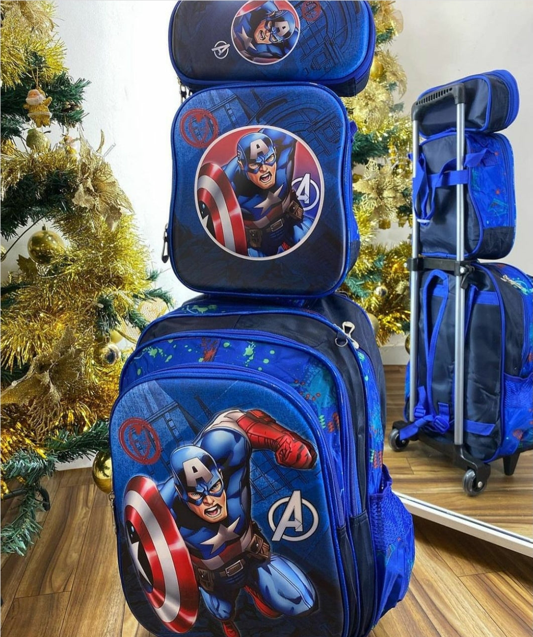 Kit Escolar Capitao América
