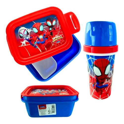 Kit Marmita Homem Aranha